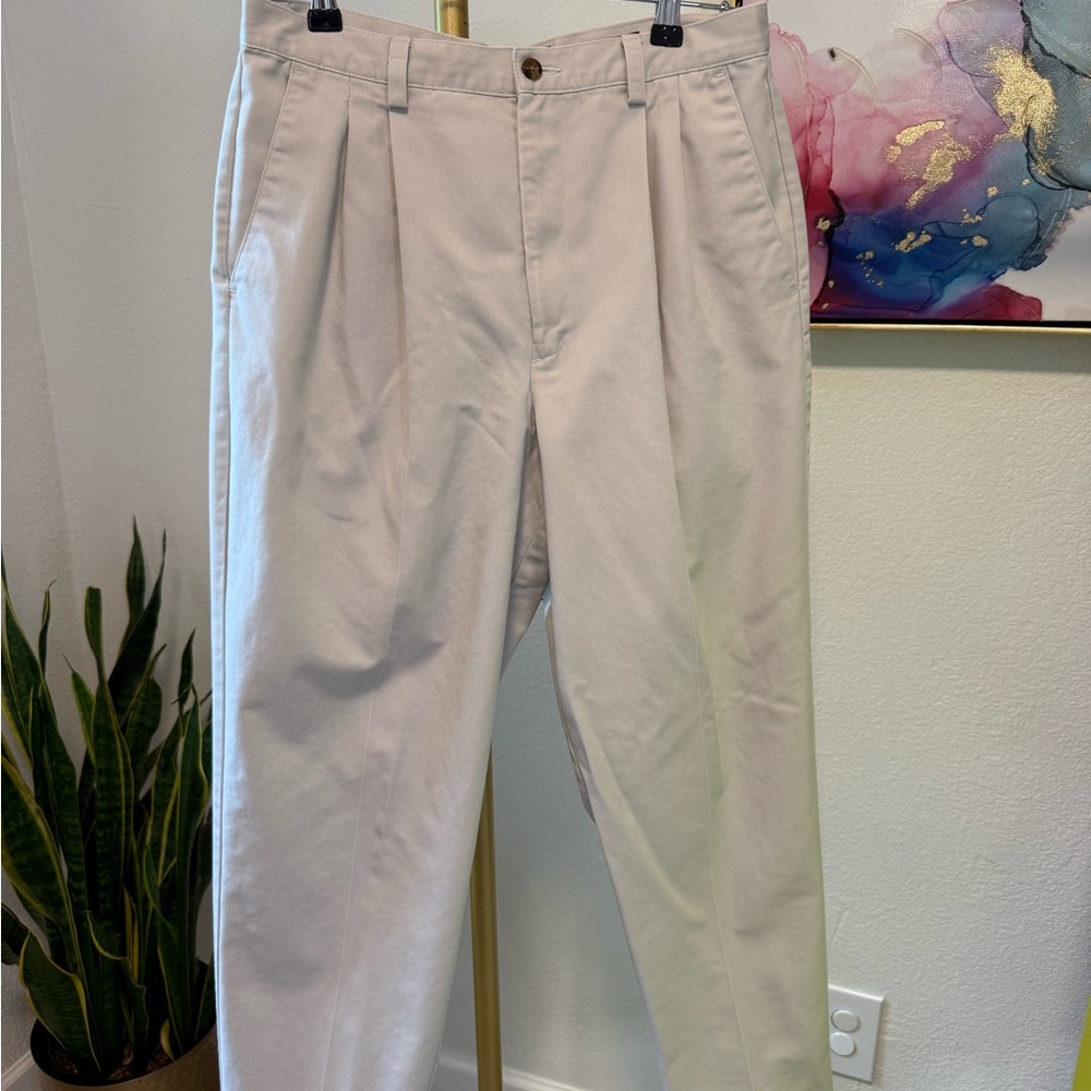 Eddie Bauer Men's Cream Chinos